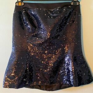 Trina Turke Sequin Zippered Tube Top